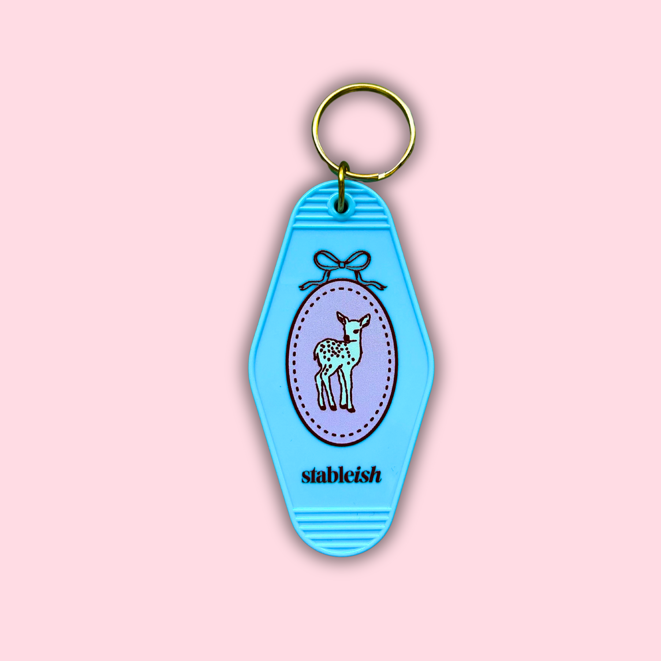 Baby Deer Motel Keychain 🦌 | Coquette Bag Charm