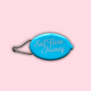 Self Care Money Coin Purse Keychain ✨ | Mental Health Bag Charm