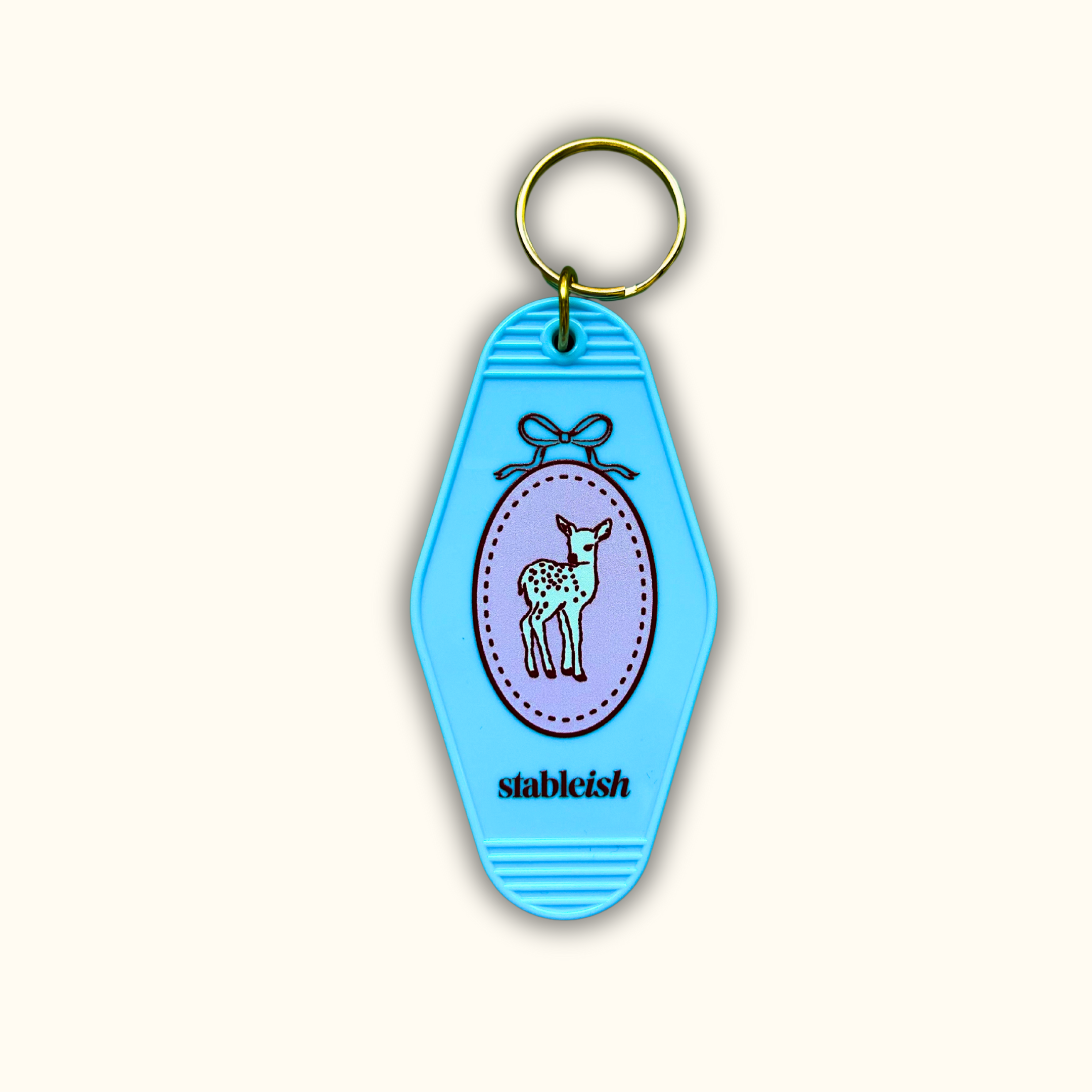 Baby Deer Motel Keychain 🦌 | Coquette Bag Charm