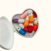 Take Your Meds π  Mini Pill Box | Travel Pill Organizer