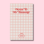 Notes to My Therapist Journal 📓 | Hardcover Notebook