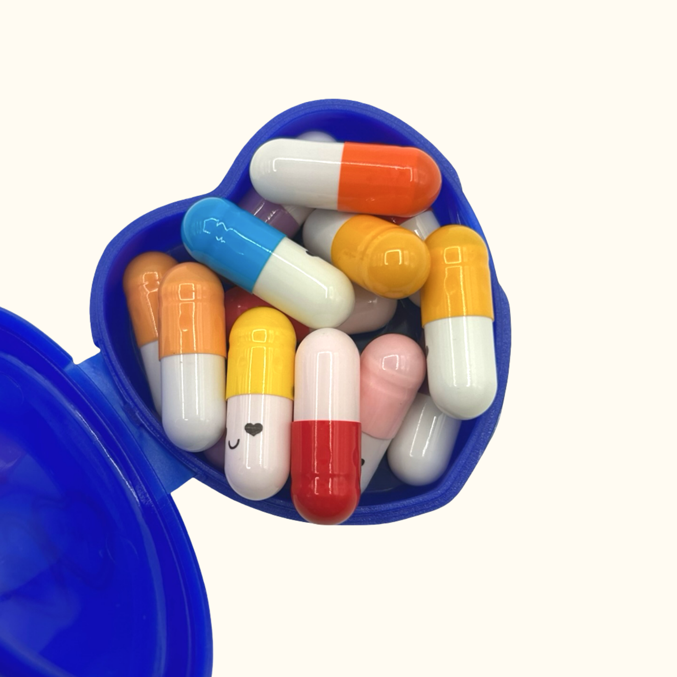 Take Your Meds Mini Pill Case π | Blue Travel Pill Organizer