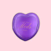 Take Your Meds Mini Pill Case ๐ | Purple Travel Pill Organizer