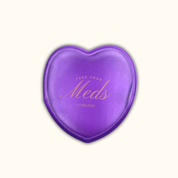 Take Your Meds Mini Pill Case ๐ | Purple Travel Pill Organizer