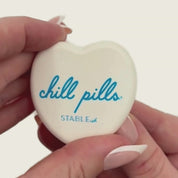 Chill Pills 💙  Mini Pill Box | Travel Pill Organizer