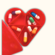 Medicated & Motivated Heart Pill Case 🪩 | 7-Day Travel Pill Organizer