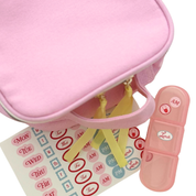 Take Care Tote in Strawberry Milk