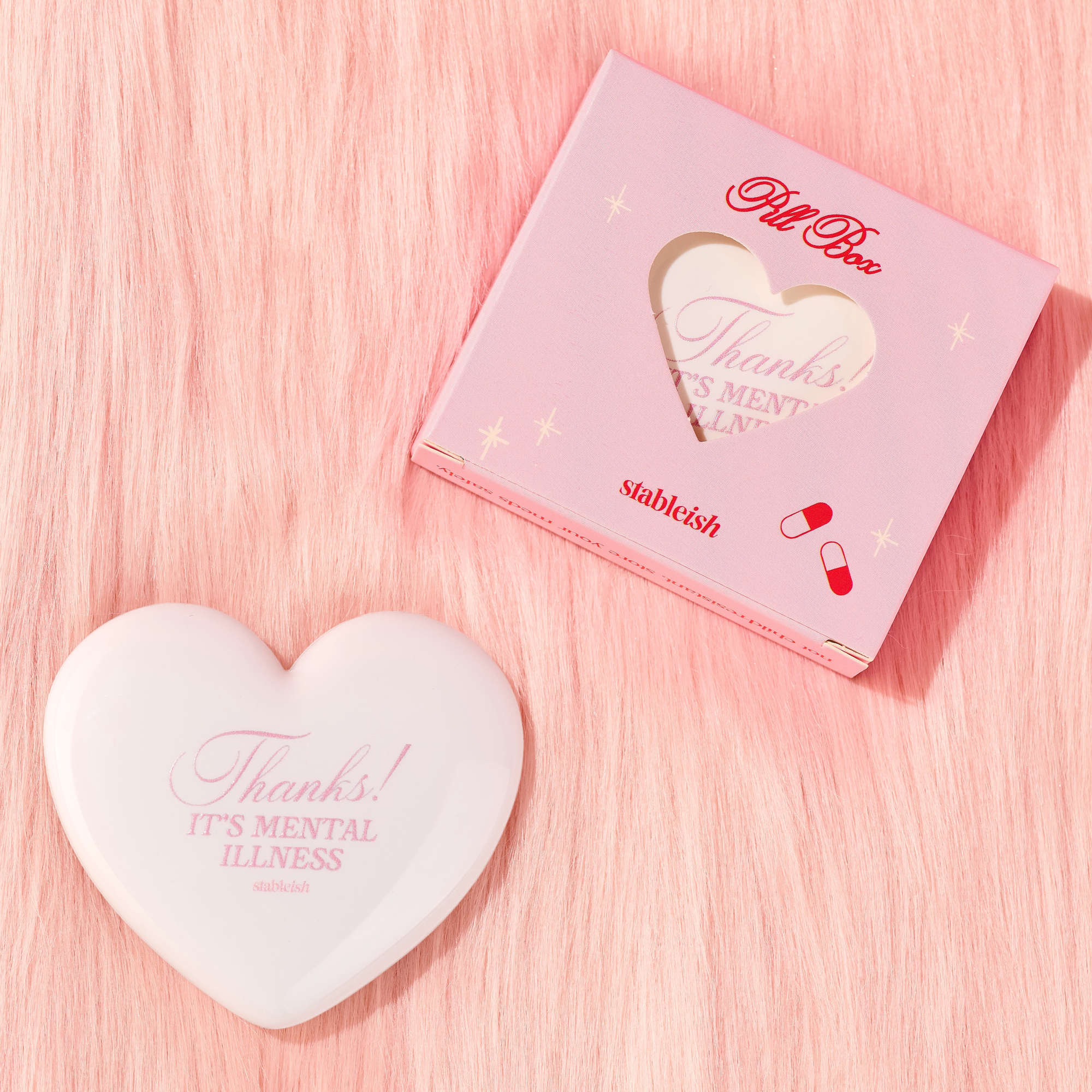 Thanks! It's Mental Illness Heart Pill Case