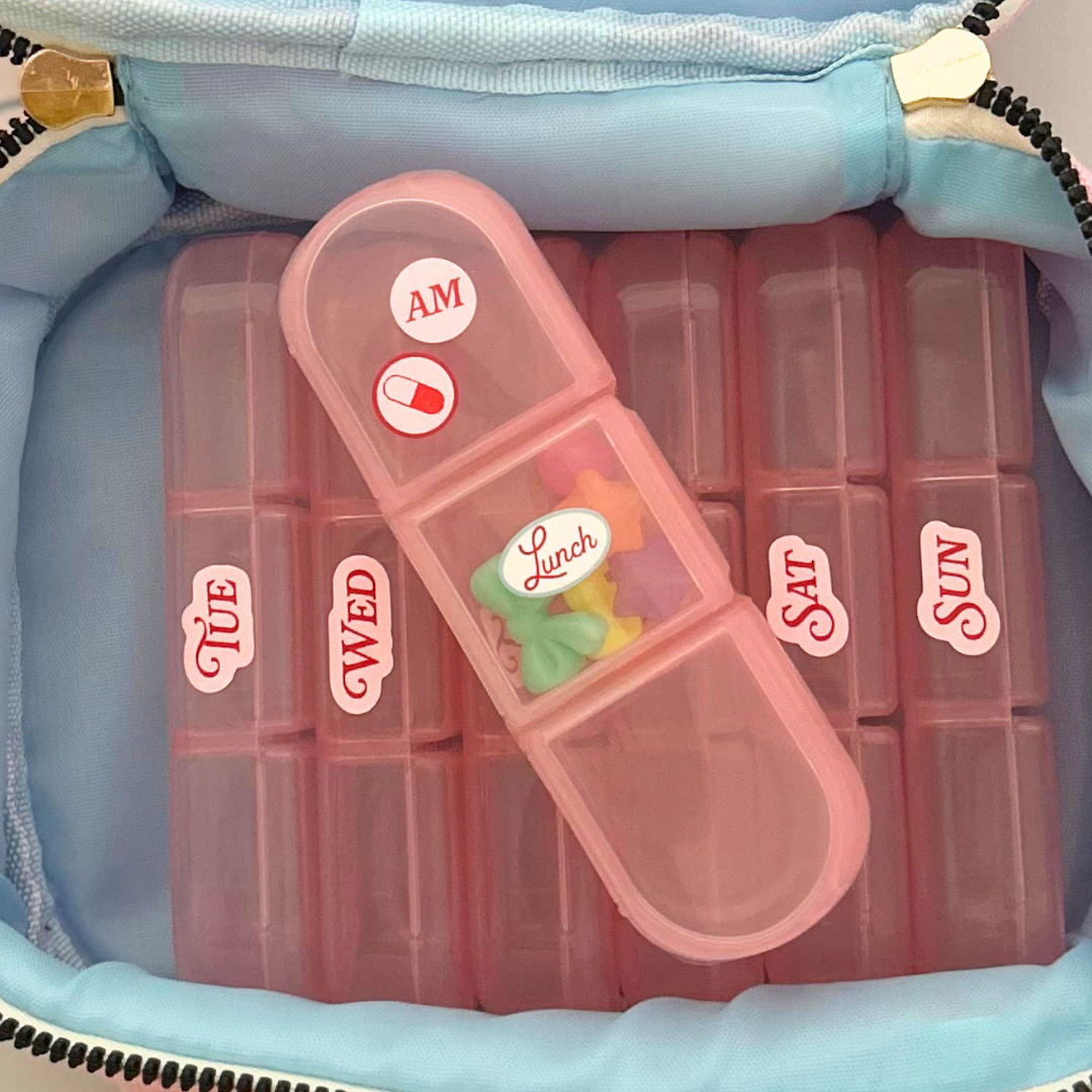 Take Care Tote in Cotton Candy