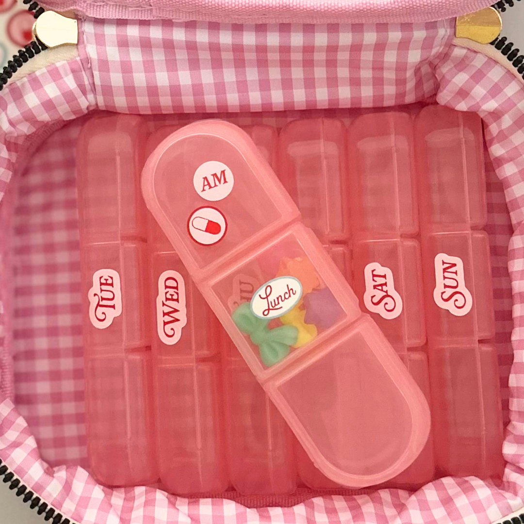 Take Care Tote in Strawberry Milk