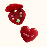Take Your Meds Heart Pill Case — Red & Pink