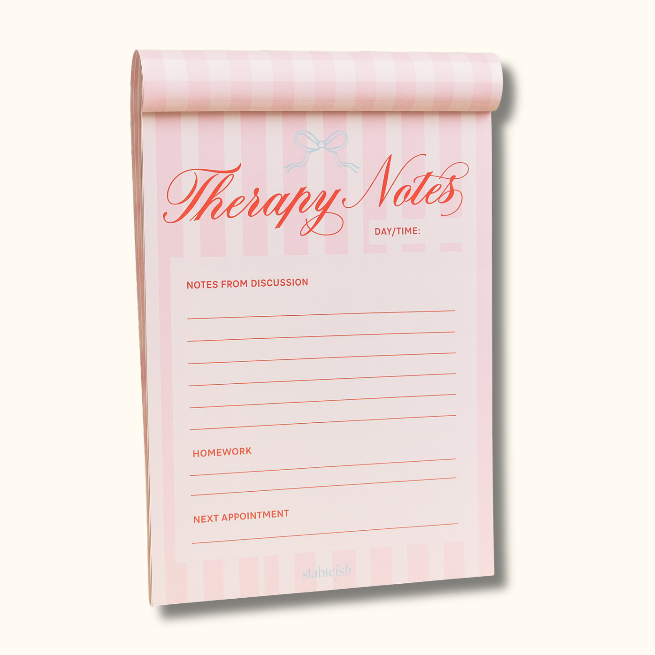 Therapy Notes Notepad 💖 | Cute Mental Health Tracker for Sessions