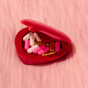 Take Your Meds Heart Pill Case