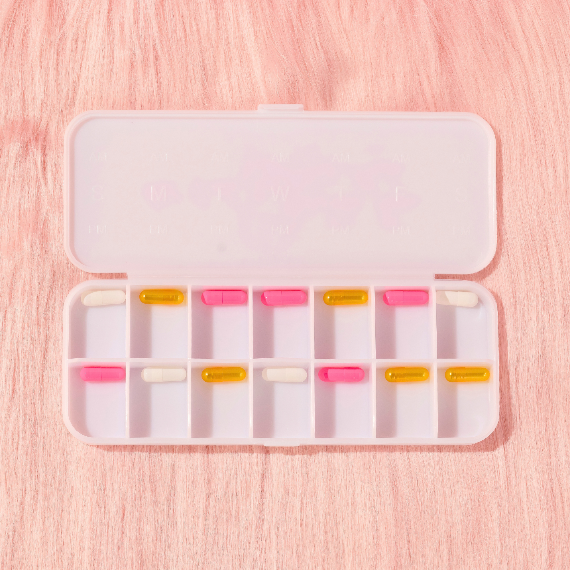 Hot Girls Take Their Meds Weekly AM/PM Pill Organizer