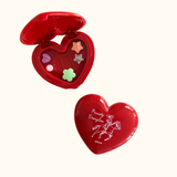 Anxiety Wranglers Heart Pill Case — Red and Pink