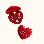 Hot Girls Take Their Meds Heart Pill Case - Red & Pink