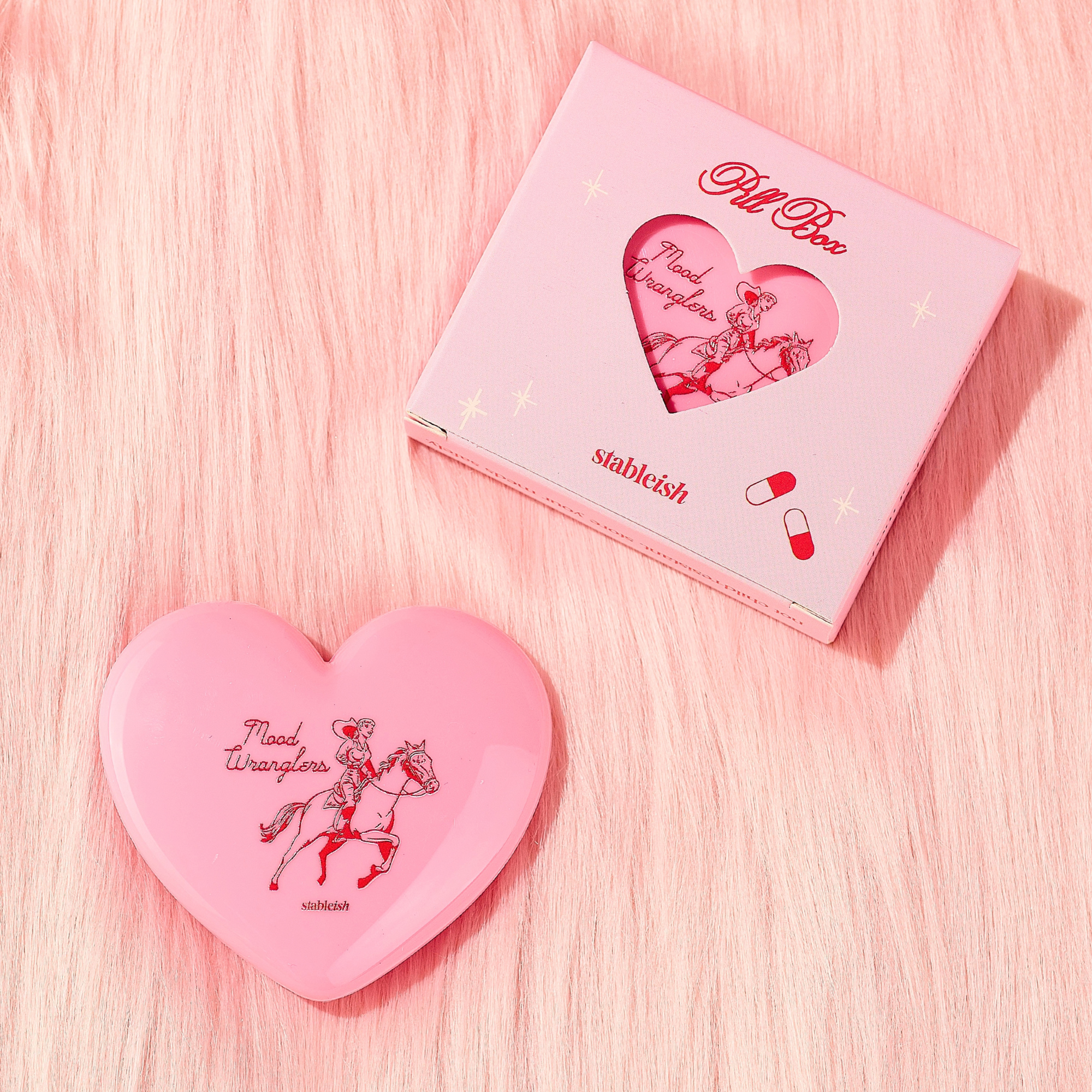 Mood Wranglers Heart Pill Case