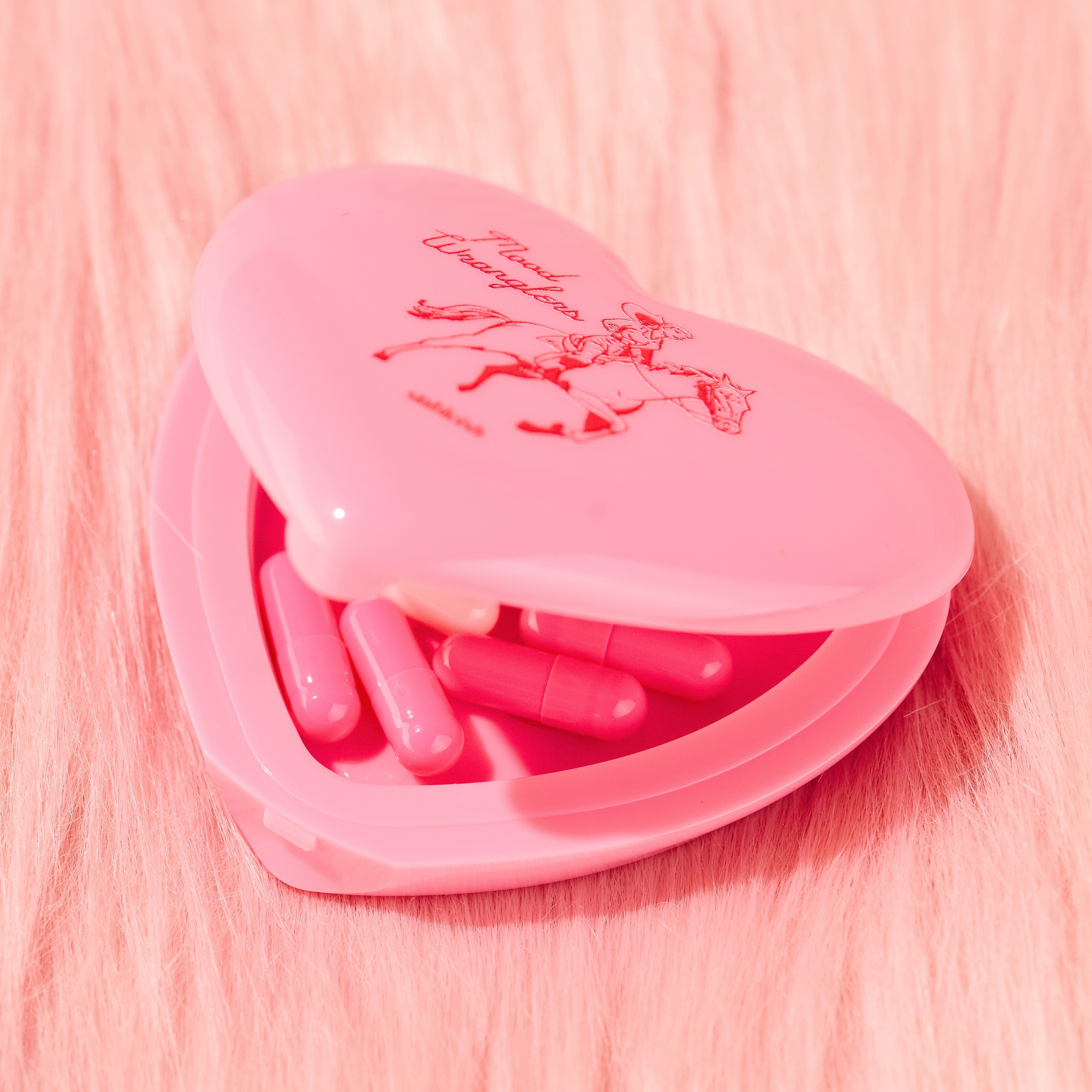 Mood Wranglers Heart Pill Case