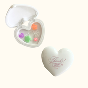 Thanks! It's Mental Illness Heart Pill Case, White & Pink