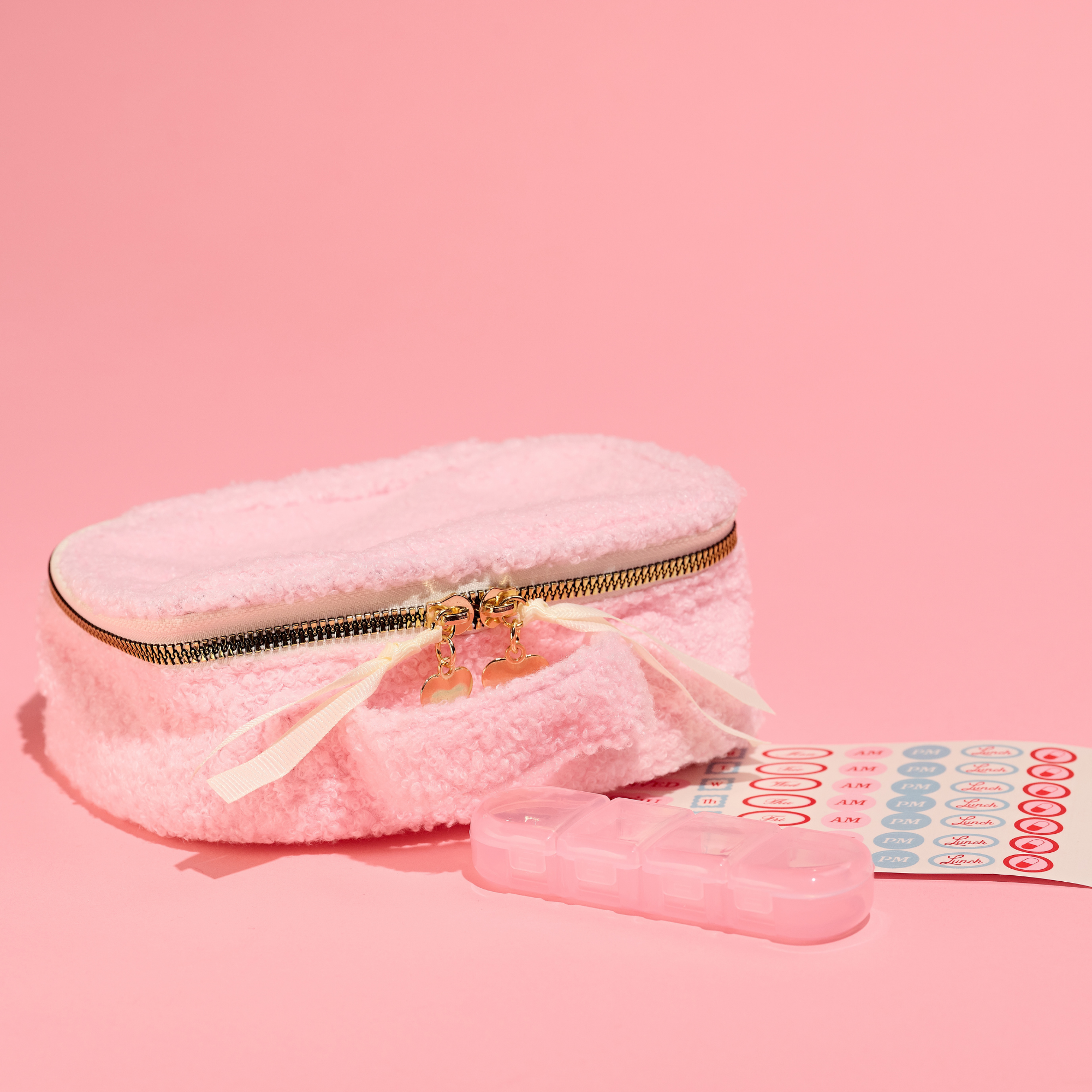Take Care Tote in Shortcake — Weekly Pill Organizer