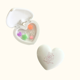 Mentally Ill and Cute Pill Box - White & Pink