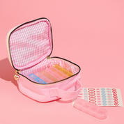 Take Care Tote Strawberry Milk — Weekly Pill Organizer