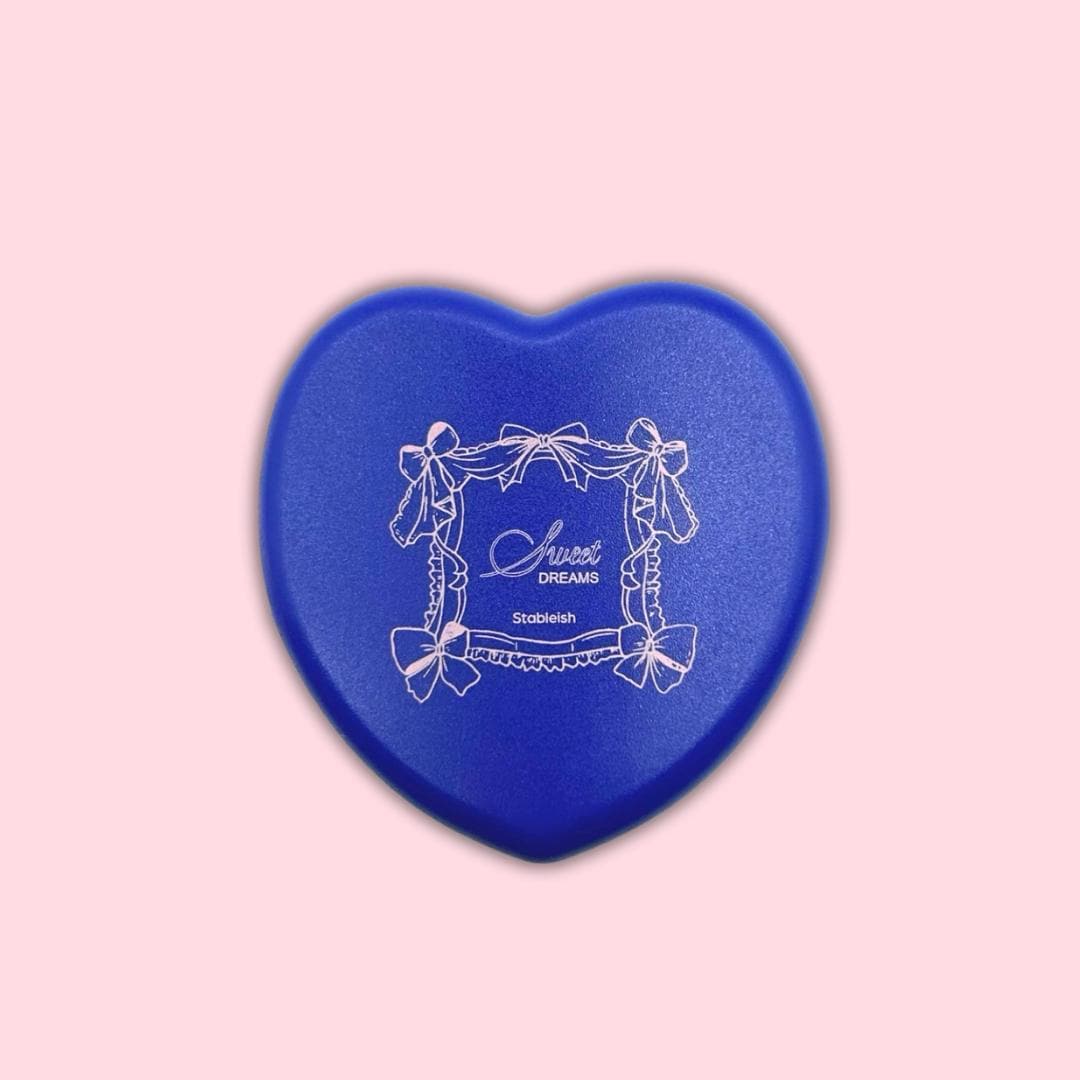 Blue Heart Pill Box – “Sweet Dreams” Cute Travel Pill Organizer for Meds & Vitamins | Mental Health Gift | Holiday Stocking Stuffer