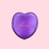 Take Your Meds Mini Pill Case | Purple Heart Travel Pill Organizer