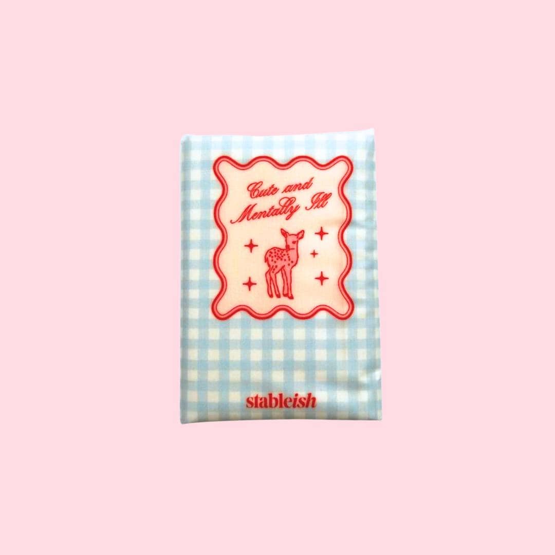Mentally Ill and Cute Deer Tissue Pack | Travel Tissues for Crying Cuties | Mental Health Accessory | Funny & Cute Self-Care Gift