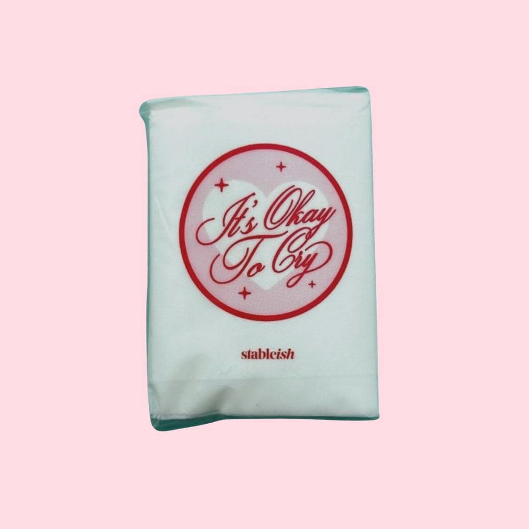 It's Okay to Cry Travel Tissue Pack | Mental Health Gift