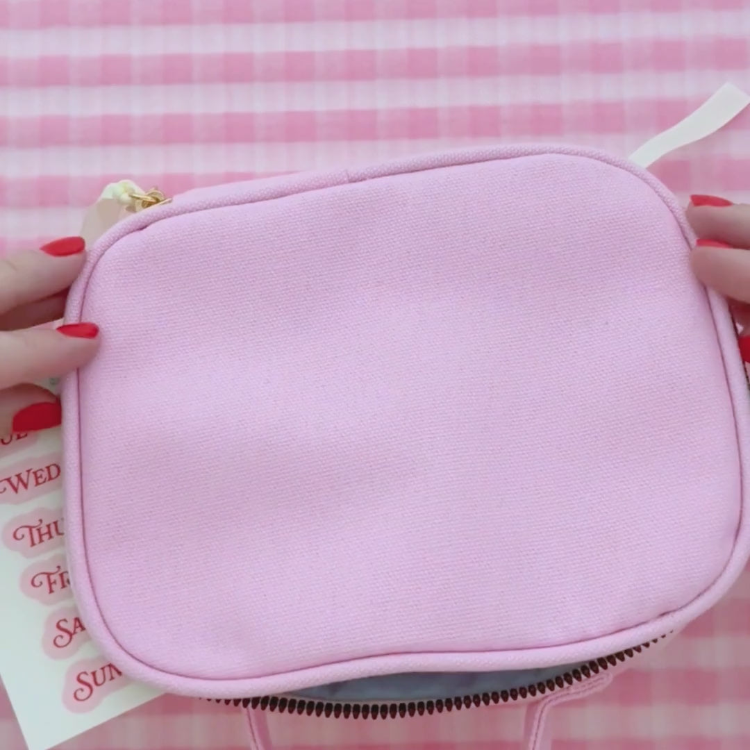 Take Care Tote in Cotton Candy