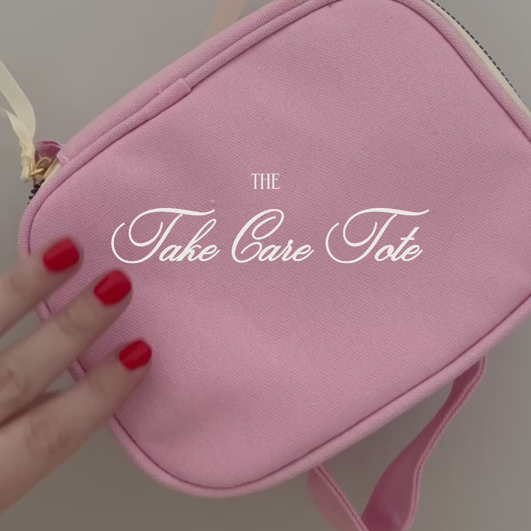Take Care Tote in Macaron