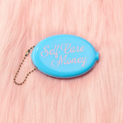 Self Care Money Coin Purse Keychain