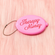 Therapy Money Coin Purse Keychain