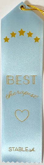 Best Therapist Award Ribbon